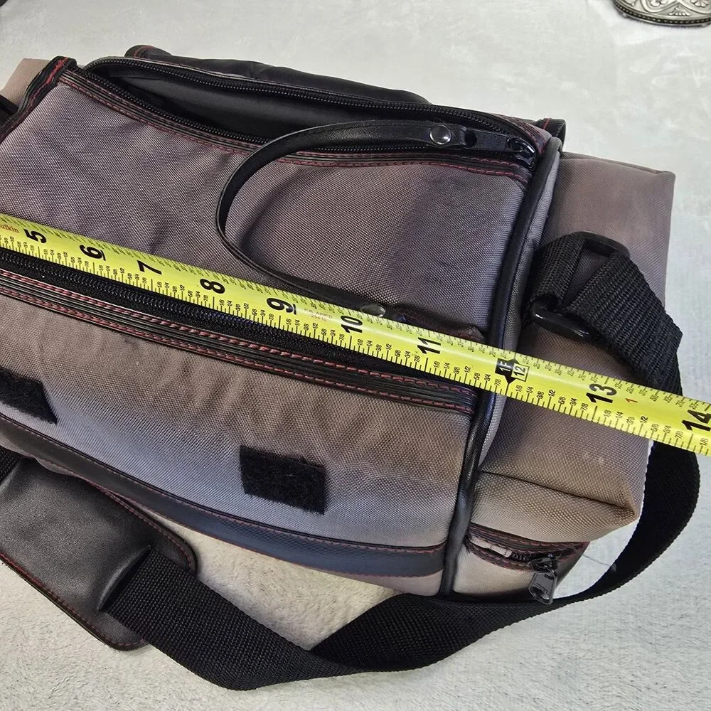 Ryka Camera Bag TB-250 Grey Padded Divides DSLR 14”x8”x7” Faded Shoulder Strap